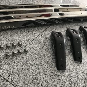 Golf 1 Chromstoßstangen EDELSTAHL spiegelpoliert KOMPLETT-SET-1