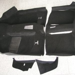 Teppich Caddy 1 Teppichsatz schwarz für den Innenraum, NEU