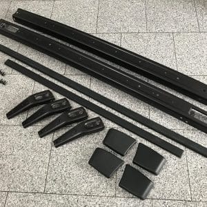 Golf 1 GTI Metall-Stoßstangen, schwarz grundiert, lackierbar KOMPLETT-SET-2