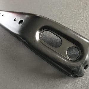 Golf 1 Metallstoßstangen-Halter/Stoßstangenhalter, schwarz, PULVERBESCHICHTET