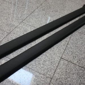 Golf 1 – Jetta 1 obere Türleisten für Türverkleidung/Türabdeckung, schwarz, für 2-Türer