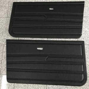 Caddy 1 Türverkleidung/Türpappen, schwarz, 2-teilig